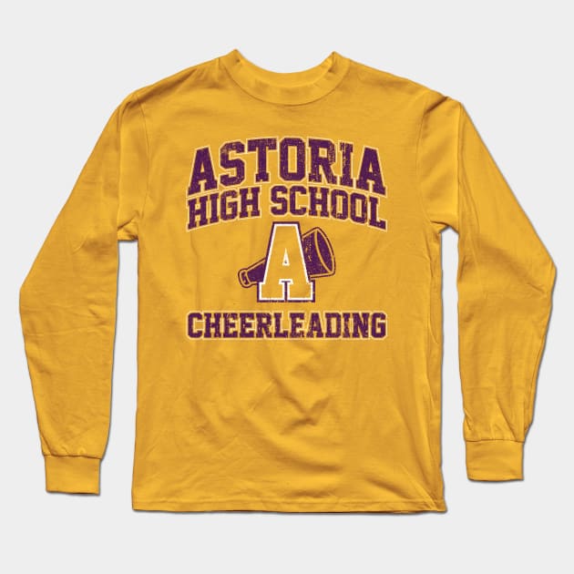 Astoria High School Cheerleading - The Goonies Long Sleeve T-Shirt by huckblade